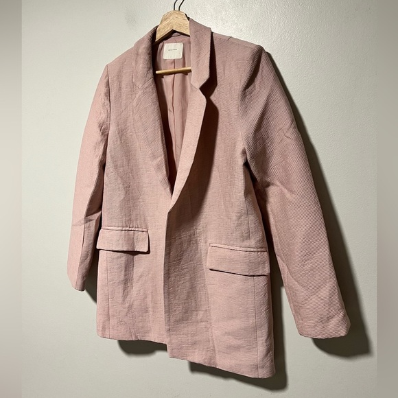 All:Row Blush Pink Textured Blazer Jacket - Women’s Small, Lined, Minimalist - Picture 13 of 13
